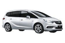 Car Hire Billingham - Vauxhall Zafira 5 + 2 - Minibus hire Billingham